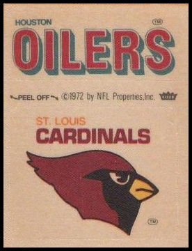 St. Louis Cardinals Logo Houston Oilers Name